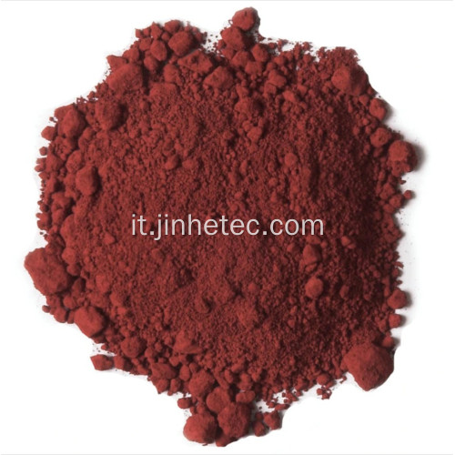 Colore in polvere di cemento in cemento rosso ossido di ferro